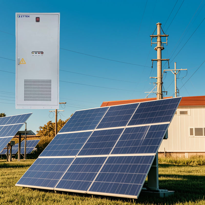 농촌지역용 LFP 배터리 저장장치와 함께 태양광으로 작동하는 마이크로 그리드 30KW 40KWH
